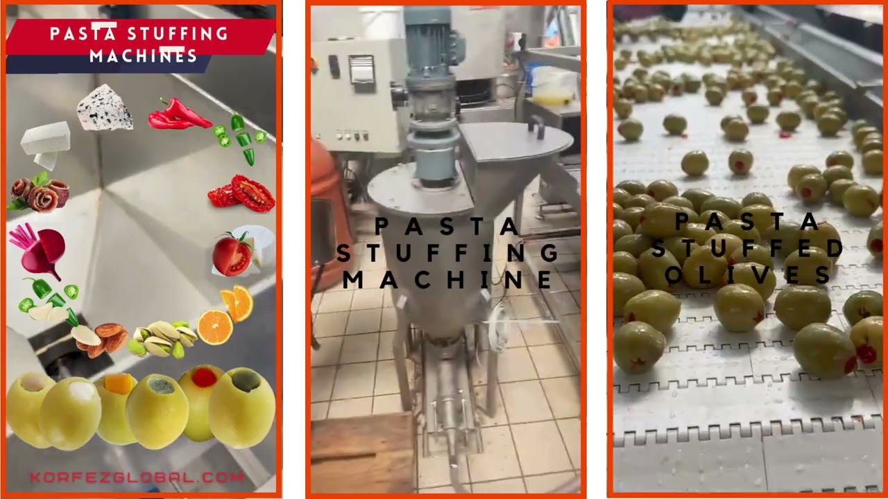olive pasta stuffing machines