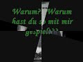 **Warum??