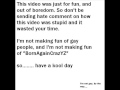 A Message from BornAgainCrazYZ (READ DESCRIPTION) A Message from BornAgainCrazYZ (READ DESCRIPTION)