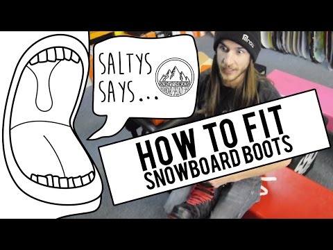 how to fit snowboard