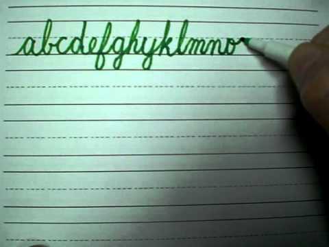 how to draw the letter z in cursive