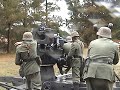 Firing the 88mm flak gun Firing the 88mm flak gun