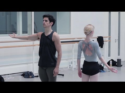 Christopher Wheeldon rehearses Fool's Paradise with Principal Artists of The Royal Ballet