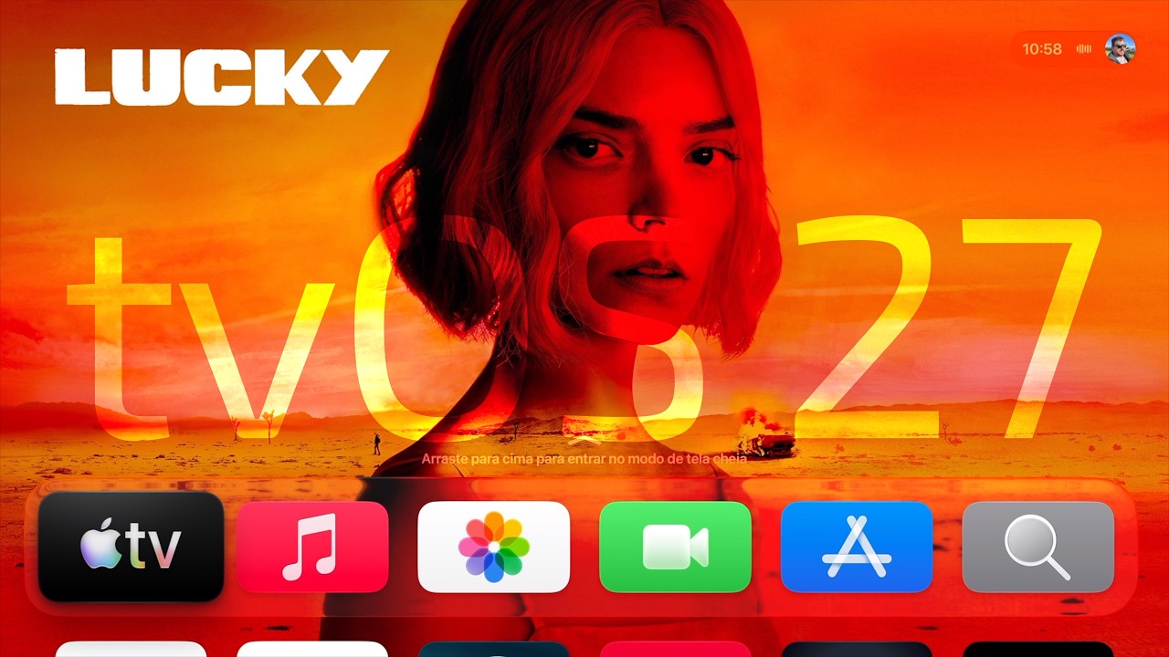 A Apple TV 4K também ganhará boas novidades no tvOS 27!