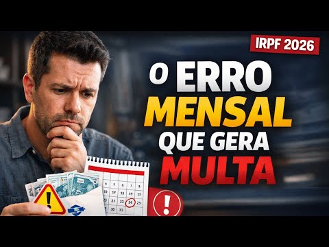 IRPF 2026: Você Pode Estar Devendo Imposto Todo Mês
