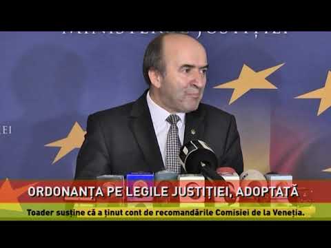 Ordonanța privind legile Justiției, adoptată de Guvern