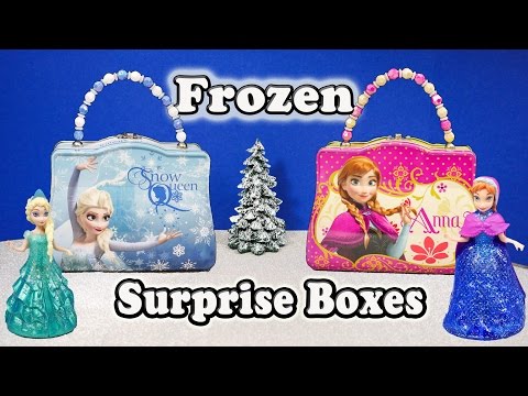 FROZEN Disney Elsa & Anna Frozen Surprise Boxes a Frozen Surprise Video