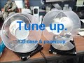 use the paper cup & CD Case. sound tuneup.