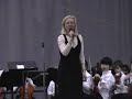 youtube.com only allows video uploads with a 10 minute time limit.  the video has been broken down into three sections orchestra, chorus and band. the orchestra and band video's are in their entirety, the chorus video has been edited down to ~10 minutes with the second rendition of 