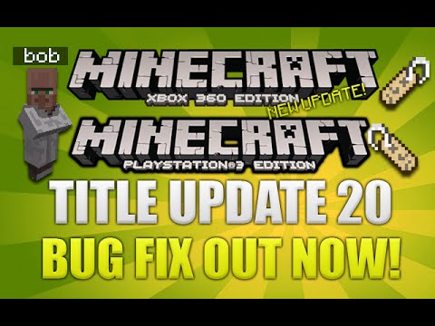 Minecraft (Xbox360/XB1/PS3/PS4/PSvita) Title Update 20 NEW! Update Out Now | No De-Spawning Horses