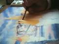 Corso di pittura on line, stesura piatta