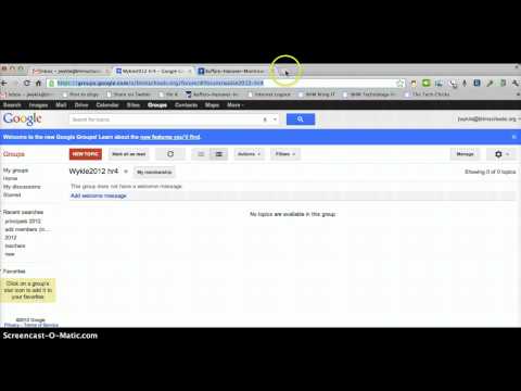 how to create group in gmail