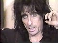 Alice Cooper  Toronto news interview  Feb. 1988