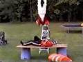 MOONSAULT OFF LADDER!!