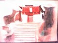 Oil Pastel Painting -  Amateur  - "Shuri Castle"