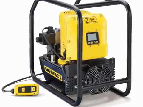 how to bleed enerpac hand pump