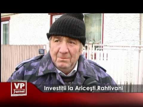 Investiţii la Ariceşti Rahtivani