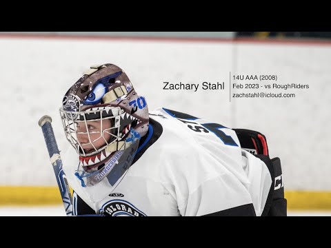 14U AAA - 02/12/23 - CO Thunderbirds vs RoughRiders - Zachary Stahl (2008)