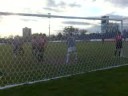 Sebastian Petrovich scores a goal for South Melbourne