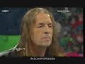 Bret Hart Returns to  and calls out Shawn Michaels Part 1