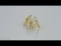 Click here to watch this video Poésie - Brinco Fleur (Ouro 18K, Diamantes)
