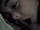 DORMIDA  PERO MASTICANDO CHICLE