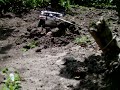 GMC Xmod winching out of hole