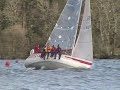 Formula 28 sailing on Lake Windermere Formula 28 sailing on Lake Windermere