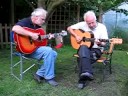two old farts playing and singing - plus a song thrush
