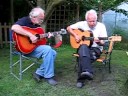 two old farts playing and singing - plus a song thrush