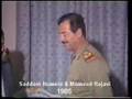 Saddam Hussein & Massoud Rajavi - 1986