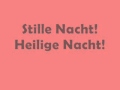 stille nacht with lyrics