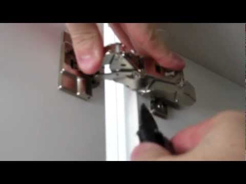 how to fit ikea hinges
