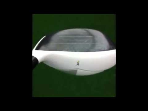 TaylorMade RBZ stage 2 22* 4 hybrid with caved in center of face   Golf Equipment Videos