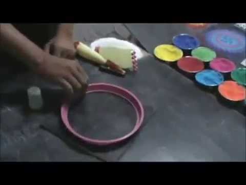 video-linktoworks-how to make Rangoli in 1 minute - YouTube