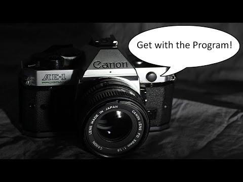 how to use canon ae-1 program camera
