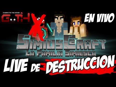 SimiosCraft (Live de Destruccion) en Español Minecraft - GOTH