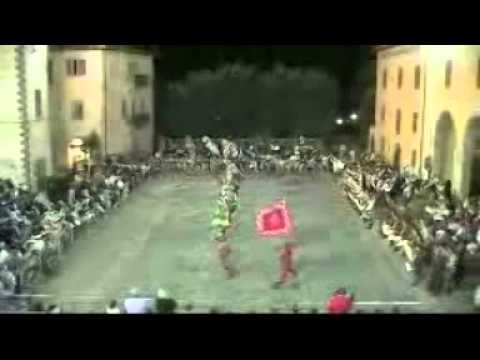 Gli sbandieratori di Arezzo - Video di giuso57 da Youtube