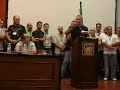 Diego Ca�amero en la Asamblea del SAT