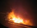 Feu de voitures � Dijon