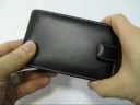 PDair Leather Case for Asus MyPal A696/A686 - Flip (Black)