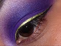 Dark Purple with Green liner eye Tutorial!! Dark Purple with Green liner eye Tutorial!!