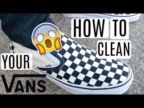 video-linktoworks-HOW TO CLEAN YOUR CHECKERED VANS! - YouTube