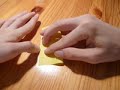 How to make an origami gyroscope