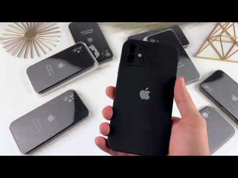 Силіконовий чохол із квадратними бортами на iPhone 11. Case for iPhone 11 Black, Чорний (18) - фото 1 - id-p1616887182