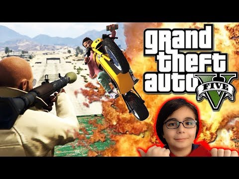 GTA5 Online Komik Anlar - Motorsiklet VS RPG!