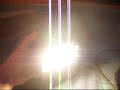 this is something i knocked up this morning, its 6x 1w LED's mounted on a heat sink and fitted into a halogen flood light total cost was £6/$9 all parts were from a skip or just stuff that iv got lying around any questions, post them up. sorry about the audio quality,