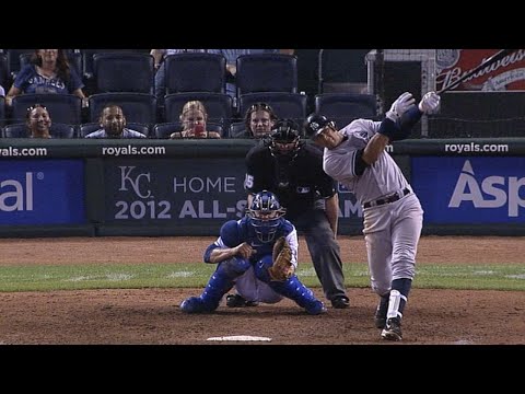 Video: Alex Rodriguez hits three home runs vs. Royals