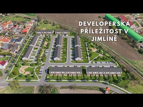 Video Soubor pozemků se stavbami v obci Jimlín – výjimečná developerská příležitost