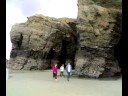 Playa de las catedrales, ribadeo, lugo, galicia.